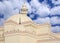 Beautiful domes and minaret of Al Fateh Mosque Bah