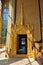 Beautiful door of Kambawzathardi Golden Palace, Bago,myanmar.
