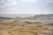 Beautiful dramatic view of the desert. Wilderness. Nature landscape. Makhtesh crater Ramon Crater, Israel