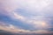 Beautiful dramtic cloudy sky sunset background