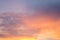 Beautiful dramtic cloudy sky sunset background