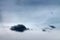 Beautiful and dramtic thunderstorm cloud formations hgih in the sky