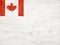Beautiful drawing of the Canadian Flag. Closeup