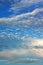 Beautiful Dreamy Cloud Scape White Clouds Blue Atmosphere