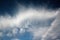 Beautiful Dreamy Cloud Scape White Clouds Blue Atmosphere