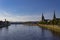 Beautiful dusk view of Panorama of Inverness Scotland