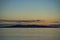 Beautiful early morning view of Howth seen from Blackrock Beach, Dublin, Ireland. Soft and selective focus. Sunrise marine themed