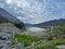 The beautiful Edith Lake along Maligne Road in Jasper National Park