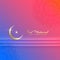 Beautiful eid mubarak colorful festival background