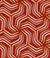 Beautiful elegant golden seamless pattern design over red crimson background. luxury seamless tile