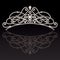 Beautiful elegant luxury feminine tiara.