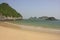 Beautiful empty beach, Cat Ba island, Halong Bay,