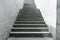 Beautiful empty grey stair step