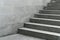 Beautiful empty grey stair step