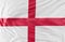 Beautiful England Flag Wave Close Up on banner background with copy space.,3d model and illustration