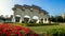 Beautiful entrance gate to the monument Chiang Kai Shek memorial hall in Taipei