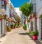 The beautiful Estepona, little and flowery town in the province of Malaga, Spain.