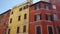 Beautiful european urban architecture. Exterior of old residential building in center of Rome, Italy