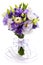 Beautiful eustoma flowers bouquet