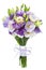 Beautiful eustoma flowers bouquet