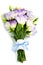 Beautiful eustoma flowers bouquet