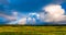 Beautiful evening clouds over Big Meadows in Shenandoah National Park