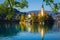 Beautiful excursion place with Pilgrimage church and lake Bled, Slovenia