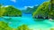 Beautiful exotic southern nature impressive epic tropical islands Generated by Ai