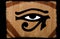 Beautiful Eye of horus vintage on papyrus