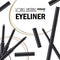 Beautiful Eyeliner Pen Poster for the promotion of cosmetic premium product. Cosmetic ads for packaging  with liquid smear ink