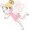 Beautiful fairy magic wand.pink cute vector illustration.