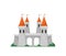 Beautiful Fairytale Castle for Princess, Fabulous Magic Kingdom Architecture, Vintage Eastern Palace, Stronghold