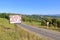 Beautiful fairytale landscape of setref pass in North Romania between maramures and bistrita nasaud during sunny autumn day