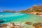 Beautiful Falassarna beach on Crete