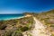 Beautiful Falassarna beach on Crete, Greece