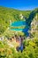 Beautiful falling lakes of Plitvice national park