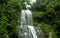 Beautiful and famous greenish waterfall.