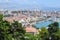 A beautiful faraway view of Split, Croatia from Marjan Hill