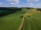 Beautiful farmlands from above - rural scenery