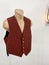 Beautiful, fashionable, stylish burgundy vest