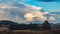 Beautiful fast moving clouds timelapse