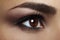 Beautiful female eye Makeup. close-up