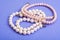 Beautiful female pearl beads