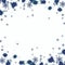 Beautiful festive abstract background with snowflakes and shining stars.