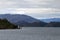 Beautiful fiord with mountains in the Bernardo O`Higgins National Park, Chile