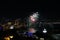 Beautiful fireworks over the city of Baku. Azerbaijan. 2016 year