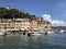 The beautiful fishing village of Portofino on the Italian Riviera coastline