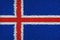 Beautiful flag of Iceland