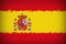 Beautiful flag of Spain