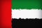 Beautiful flag of United Arab Emirates